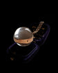 VICTORIAN ROCK CRYSTAL & 15CT GOLD POOL OF LIGHT SPHERE PENDANT