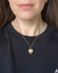 VICTORIAN 9CT GOLD PUFFY HEART LOCKET PENDANT