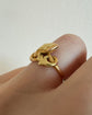 19TH CENTURY 18CT GOLD SNAKE RING