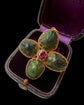 VICTORIAN SCARAB BEETLE & GARNET PENDANT / BROOCH
