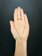 LARGE GEOMETRIC FRENCH 18CT BOLT RING