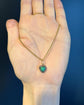 VICTORIAN TURQUOISE & DIAMOND HEART PENDANT