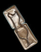 ANTIQUE CHUNKY SILVER DOUBLE ALBERT CHAIN