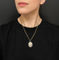 19TH CENTURY SEPIA ‘LOVE TOKEN’ PENDANT