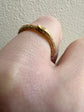 GEORGIAN 15CT GOLD OUROBOROS SPLIT RING