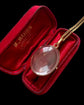 VICTORIAN ROCK CRYSTAL & 9CT GOLD ‘POOL OF LIGHT’ / ORB PENDANT