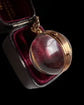 VICTORIAN ROCK CRYSTAL & 15CT GOLD POOL OF LIGHT SPHERE PENDANT