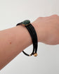 ANTIQUE SCARAB & ELEPHANT HAIR BANGLE
