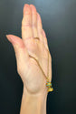 VICTORIAN 15CT GOLD & TURQUOISE INTAGLIO FOB PENDANT