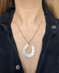 VICTORIAN MIXED METAL HORSESHOE PENDANT