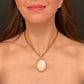 VICTORIAN ROCK CRYSTAL & 15CT GOLD LOCKET