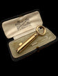 VICTORIAN LARGE 15CT GOLD BRAMAH KEY PENDANT