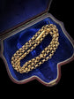 GEORGIAN 15CT GOLD STUDDED BELCHER CHAIN