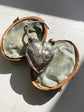VICTORIAN SILVER PUFFY HEART PADLOCK