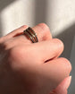 VICTORIAN ELEPHANT HAIR & GOLD MULTI BAND RING