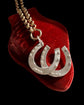 VICTORIAN DOUBLE SILVER HORSESHOE PENDANT