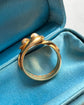 VICTORIAN 18CT GOLD DOUBLE SNAKE RING