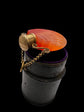 GEORGIAN CARNELIAN SHELL SCENT BOTTLE PENDANT