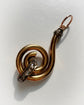 VICTORIAN 18CT GOLD & DIAMOND SWIRL PENDANT