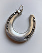 LARGE VICTORIAN SILVER HORSESHOE PENDANT