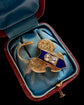 VICTORIAN 18CT GOLD & DIAMOND HEART PADLOCK