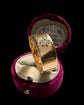 ANTIQUE 18CT GOLD & DIAMOND CHUNKY CIGAR BAND RING