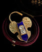 VICTORIAN 18CT GOLD & DIAMOND HEART PADLOCK