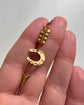 VICTORIAN 15CT GOLD HORSESHOE & ARROW PENDANT