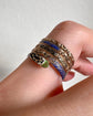 19TH CENTURY COILED SNAKE RING
