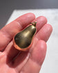 LARGE VINTAGE 9CT GOLD PEAR LOCKET PENDANT