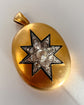 HUGE VICTORIAN DIAMOND STAR LOCKET