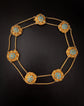 VICTORIAN TURQUOISE & 18CT GOLD NECKLACE