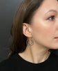VICTORIAN DOUBLE HOOP ELEPHANT HAIR EARRINGS