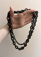 VICTORIAN EXTRA LONG VULCANITE MARINER LINK CHAIN