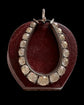 HUGE ANTIQUE SILVER & PASTE HORSESHOE PENDANT