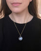 VICTORIAN ROCK CRYSTAL & SILVER POOL OF LIGHT / SPHERE PENDANT