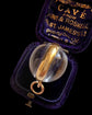 VICTORIAN HIGH CARAT GOLD ROCK CRYSTAL POOL OF LIGHT SPHERE LOCKET