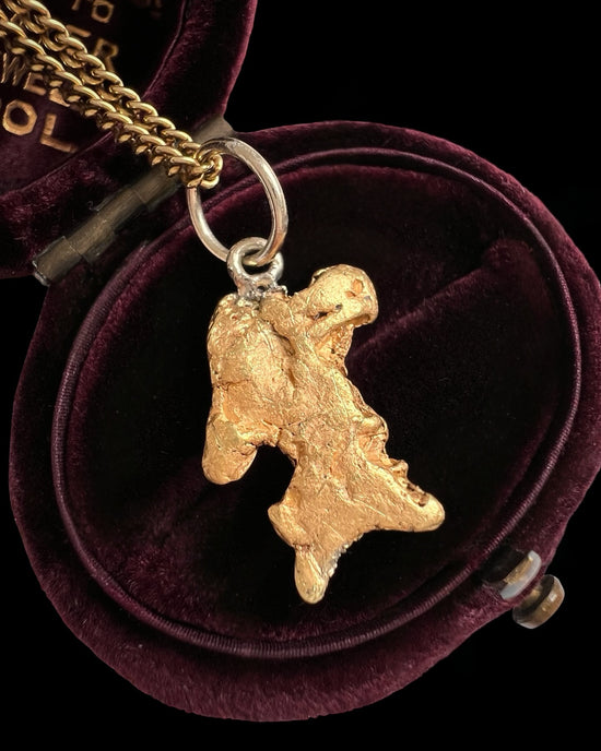 19TH CENTURY GOLD NUGGET PENDANT