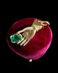 EARLY 19TH CENTURY 15CT GOLD HAND PENDANT