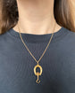 VICTORIAN 15CT GOLD HORSESHOE & NAIL FOLDING BUTTON HOOK