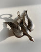LARGE VICTORIAN SILVER DOVE PENDANT