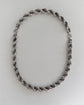 SUPER CHUNKY VINTAGE SILVER TWIST CHAIN & BRACELET SET