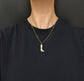 EARLY VICTORIAN MOTHER OF PEAL & HIGH CARAT GOLD BOOT PENDANT