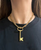 VINTAGE LARGE 9CT GOLD KEY PENDANT