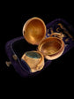 VICTORIAN 18CT GOLD ORB LOCKET WITH CONCEALED SPINNER FOB