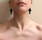 VICTORIAN WHITBY JET ACORN EARRINGS