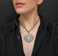 VICTORIAN VAUXHALL GLASS STAR PENDANT