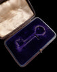 VICTORIAN BOXED 15CT GOLD KEY PENDANT