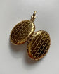 19TH CENTURY 15CT GOLD LOCKRT PENDANT