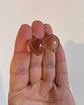 VICTORIAN HIGH CARAT GOLD POOL OF LIGHT EARRINGS
